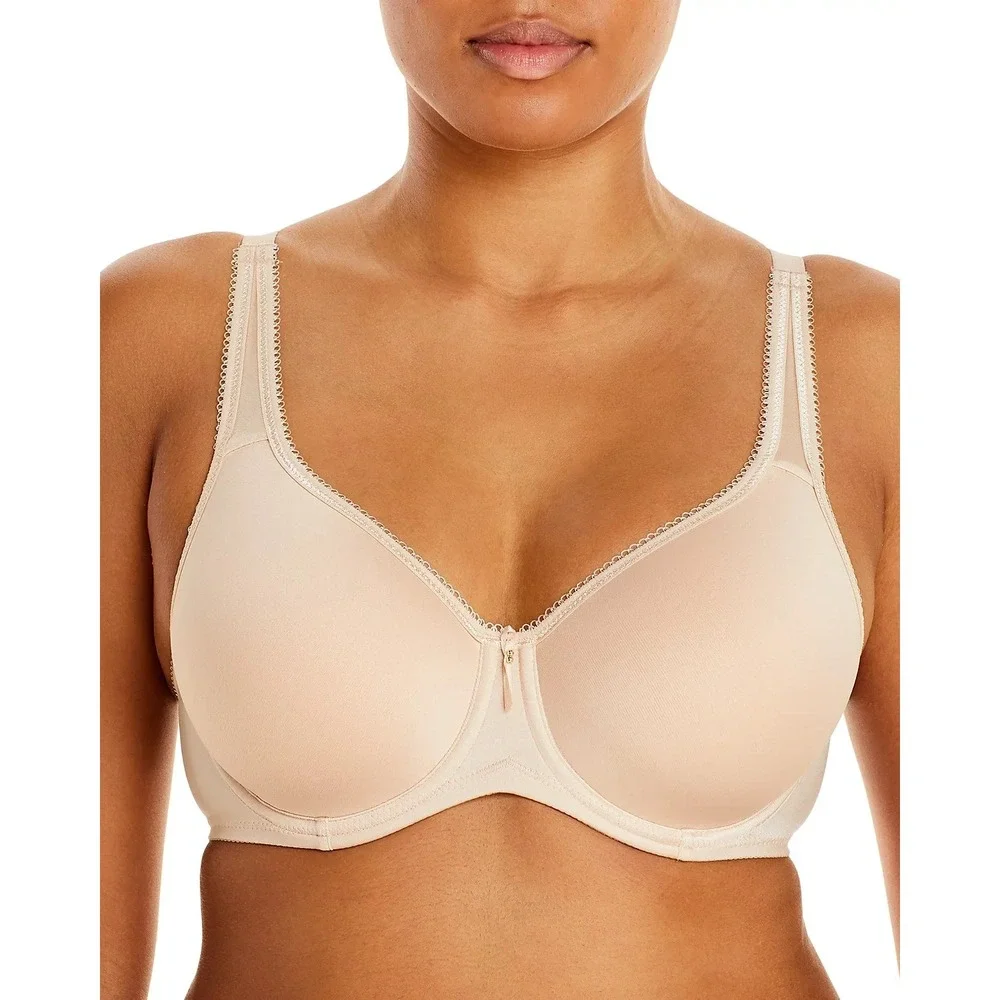 Wacoal Basic Beauty Full Figure Spacer Underwire T Shirt Bra Sand‎ Sz 44 D 44D